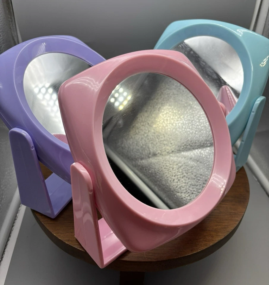 3 Espejos Vintage Doble Cara Regular y Lupa Giratorio Montaje Inclinable Tocador Rene Foto 3 de 4