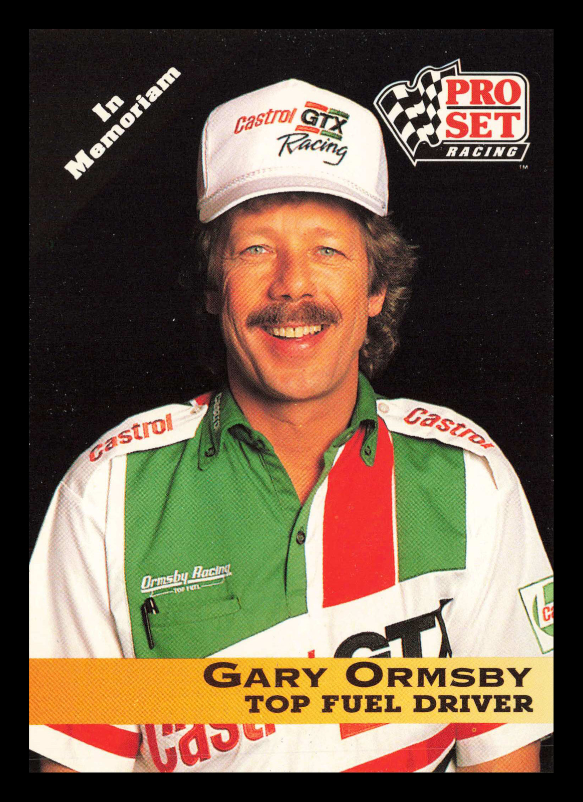Gary Ormsby #16 1992 Pro Set NHRA
