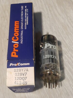 New PROCOMM 12BY7A/ 12BV7 Vacuum/ Electron Tube NOS UNTESTED