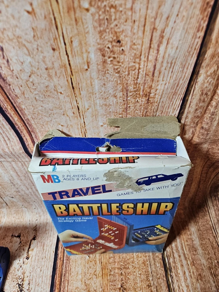 Travel Battleship by Milton Bradley 1986 COMPLETE  - Game #4419 - Vacation Game - Image 2 of 4