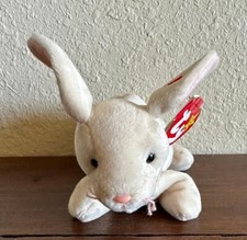 1998 Ty Nibbler the Bunny Beanie Baby 4216  Beautiful Condition  So Sweet