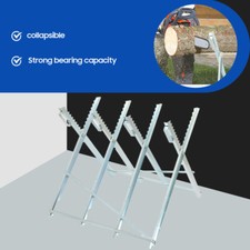 Sawhorse Wood Sawing Work Bench Chainsaws Log Saw Horse Wood Log Holder