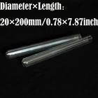 HOT 5/10/30/50/100Pcs 20x200mm Lab Chemistry Borosilicate Glass Test Tubes New