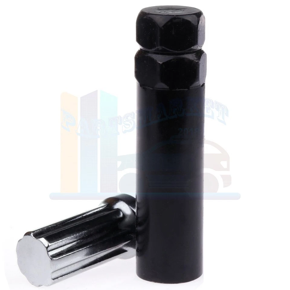 32 Pcs +2 Keys Chrome 9/16"-18 Spline Lug Nuts For Ford & Dodge Ram 2500 & 3500 Foto 4 de 4