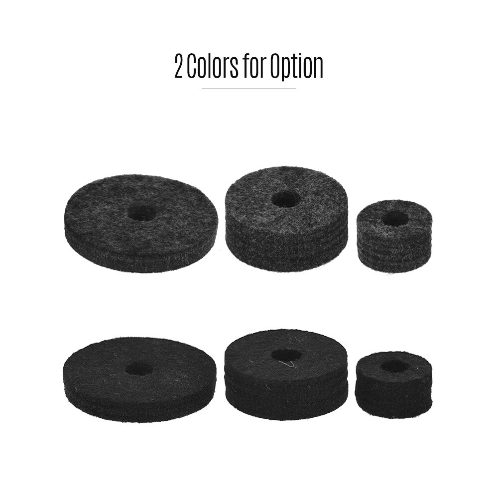 of 18 PCS Drum Kit Cymbal Stand Felts HiHat Clutch Felts Hi Hat Cup