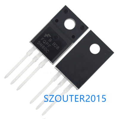 5PZ FQPF5N60C MOSFET N- 600V 4.5A TO-220F NUOVO BUONA QUALITÀ #T10 - Foto 2
