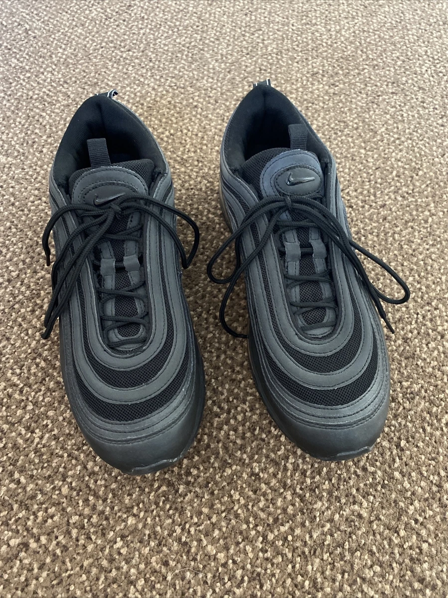 Size UK 10 Nike Air Max 97 Ultra 17 Triple Black 2017 eBay