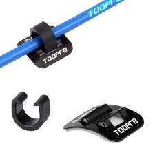 Set 8 clip morsetto fissaggio sedile e tubi ordinati guida cavo freno bicicletta + fibbie