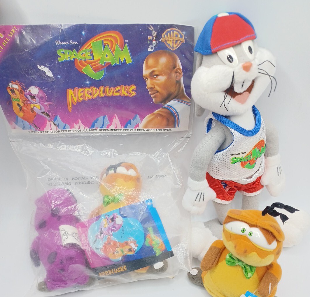 Space Jam Plush 1996 Warner Bros Nerdlucks Bupkus Bugs Bunny