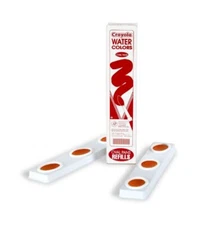Crayola Watercolors Refill Pack, Red-Orange, 2-pack