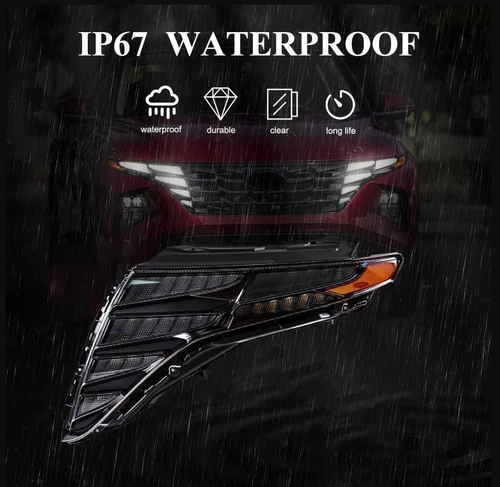 Faro derecho LED DRL para Hyundai Tucson 2022-2024 lado pasajero 92208CW010 - Imagen 10 de 10
