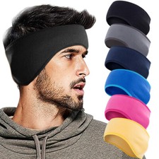 Winter Ear Warmer Cover Fleece Sports Headband Headwrap Ear Muffs for Men Women