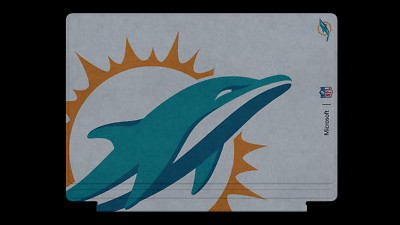 Keycap Key Replacement Kit For Microsoft Surface Pro Typecover 4 Miami Dolphins!