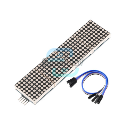 4 In 1 MAX7219 LED Display Matrix Module Microcontroller Expansion board Module
