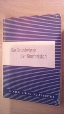 Das Grundwissen der Kontoristen
