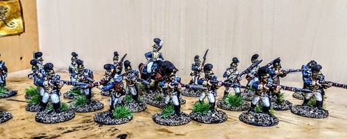 28mm Napoleonic Wurttemberg infantry firing line Black Powder - Picture 4 of 6
