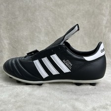 Adidas Copa Mundial FG Black White Soccer Cleats Leather Made in Germ Size 9.5