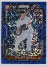 2021 Panini Prizm Tier III Blue Donut Circle 26/199 Dean Kremer #232 Rookie RC