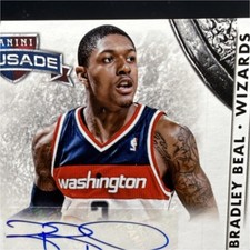 Panini 2013-14 Crusade Apprentice Signatures Silver Auto /25 Bradley Beal #18