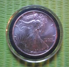 1993 American Silver Eagle 1 Troy Oz .999 Fine Silver Liberty in Capsule