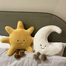 Sofa Cushions Sun Moon Soft Plush Throw Pillow Window Seat Cushions Home Decor