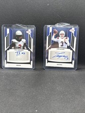  Layne Hatcher And Tyrek Funderburk Auto Sage Great Condition