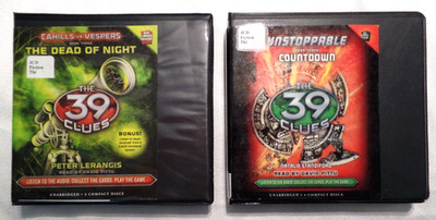 The 39 Clues AudioBooks Countdown Unstoppable & Dead Of Night Cahills vs Vespers