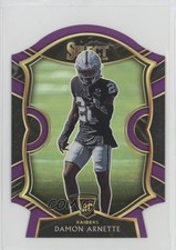 2020 Panini Select Concourse Purple Prizm Die-Cut Damon Arnette #92 0s9t