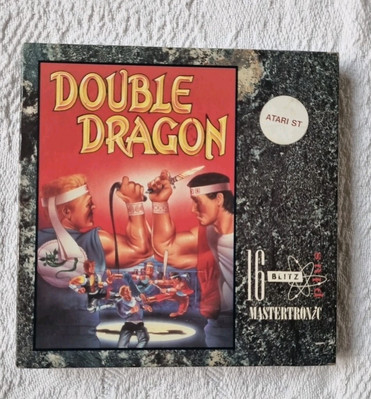 Double Dragon 1 Vintage 80s 1988 PC Atari St -3.5'' ~ 3 1/2 Floppy Disc PC Spiel