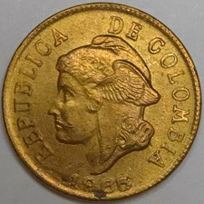 1965 Columbia 2 Centavos - Uncirculated (Lot#1)