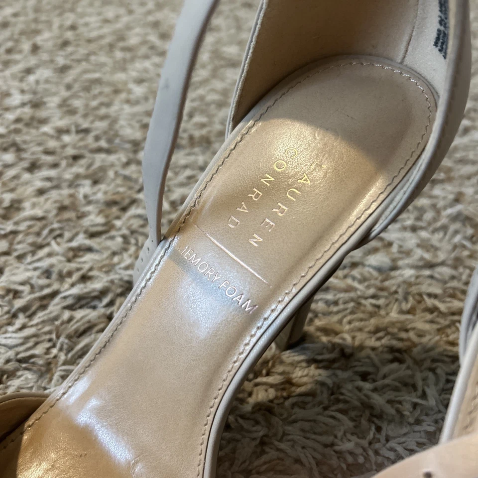 Lauren Conrad 米色记忆泡沫高跟鞋 - W9 — 第 3/4 张图片