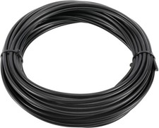 YaeMarine 5mm X 50ft Bicycle/Bike Lined Brake Cable Housing, Black