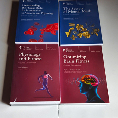 The Great Courses 4-DVD Bundle: Human Body, Mental Math, Physiology, Brain