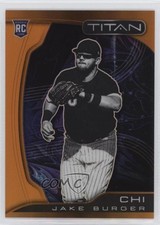 2022 Panini Chronicles Titan Neon Orange Prizm 15/19 Jake Burger #13 12ty