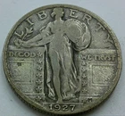 US 1927-S Standing Liberty Quarter  **