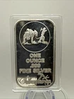 Silvertowne Prospector One Ounce 999 Fine Silver 1oz Bar In Capsule