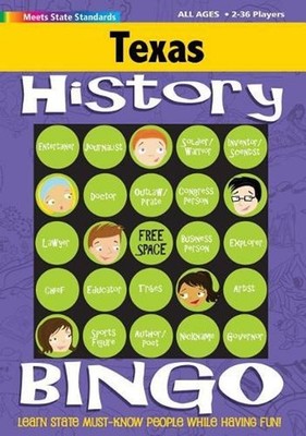 Texas History Bingo Game! by Gallopade International Hardcover Book