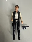 Vtg Star Wars Han Solo Large Head Complete Action Figure 1977 HK Kenner
