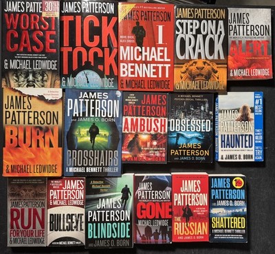 Complete Series Set MICHAEL BENNETT 1-16 by James Patterson Lot