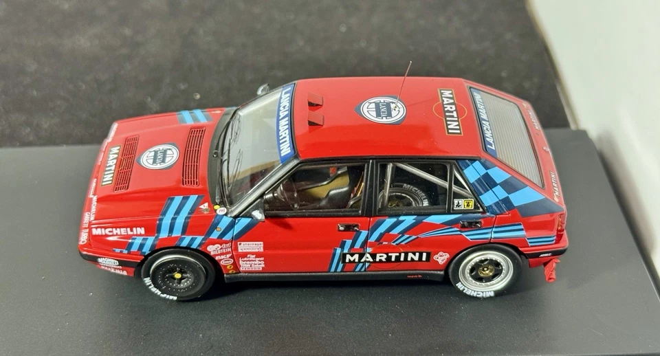 HPI-RACING 8223 LANCIA DELTA HF INTEGRALE 16v TEST CAR 1989 PLAIN BODY RED 1:43 - Immagine 3 di 4