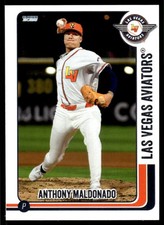 2025 Anthony Maldonado Choice Minor League Rookie RC Las Vegas Aviators
