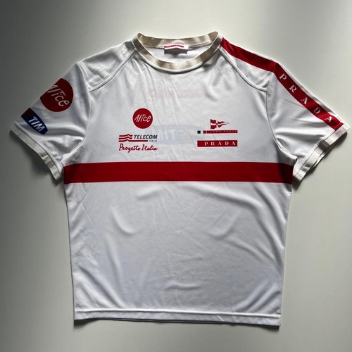 Prada, Vintage Prada sports Luna Rossa 2006 Active T-Shirt Free size white Used