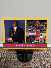 1990-91 NBA Hoops - Inside Stuff Michael Jordan, Magic Johnson #385 *CC CARDS*