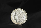 1891 CC CARSON CITY MORGAN DOLLAR. VF DETAILS / CLEANED. NO RESERVE — photo 3