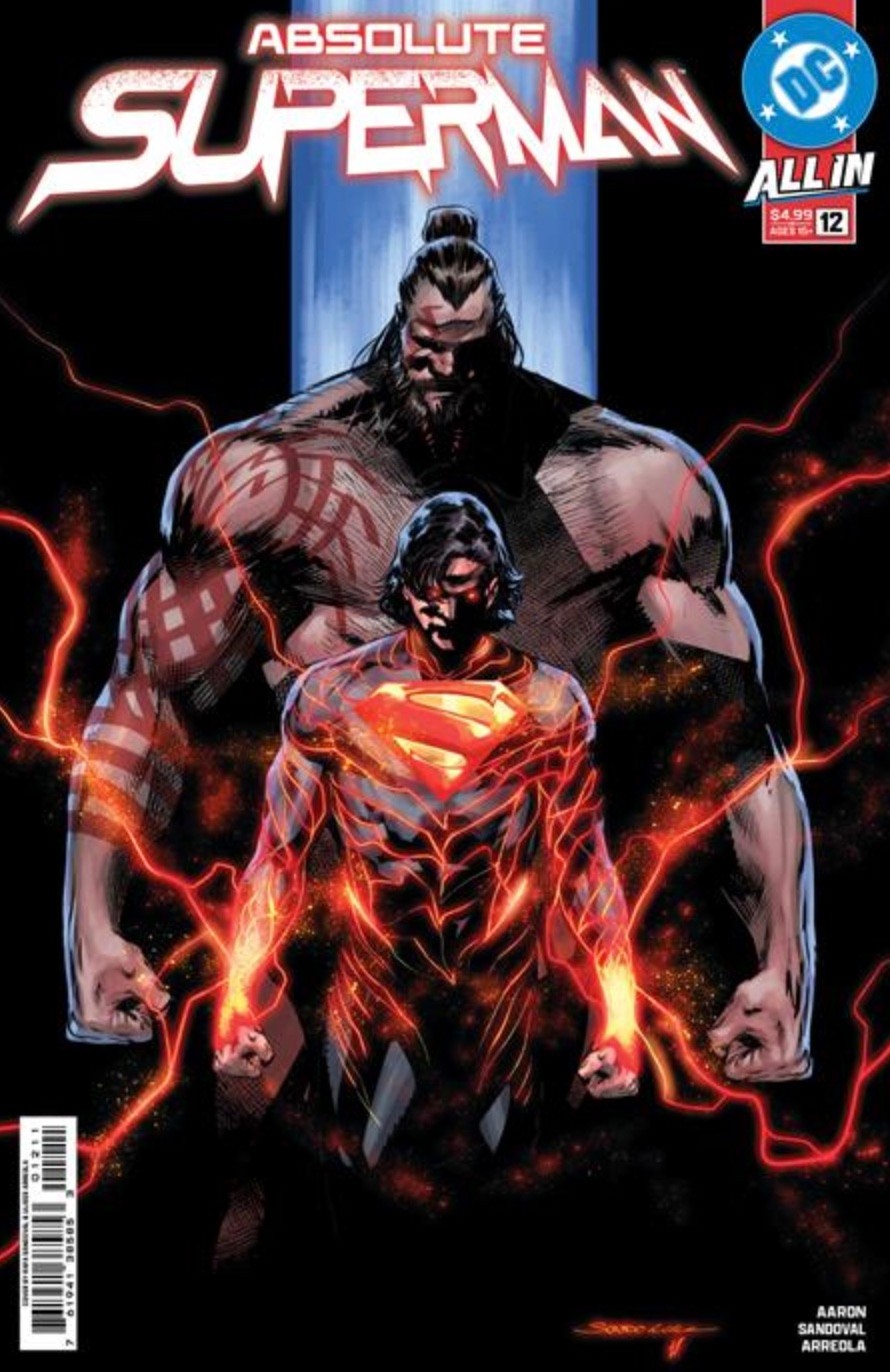 ABSOLUTE SUPERMAN #12 **COVER SELECT** OPEN & [1:25] PRESALE 10/01/25