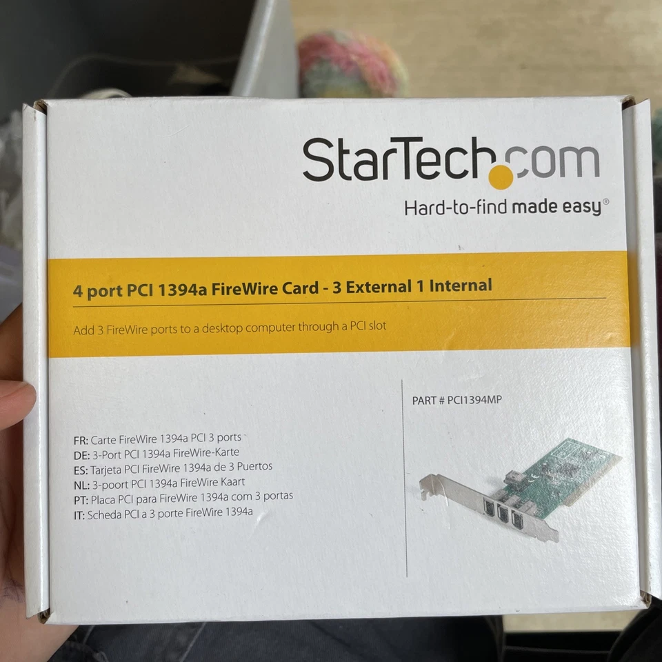 4 port 1394a FireWire Adapter Card - 3 External 1 Internal - Image 4 of 4