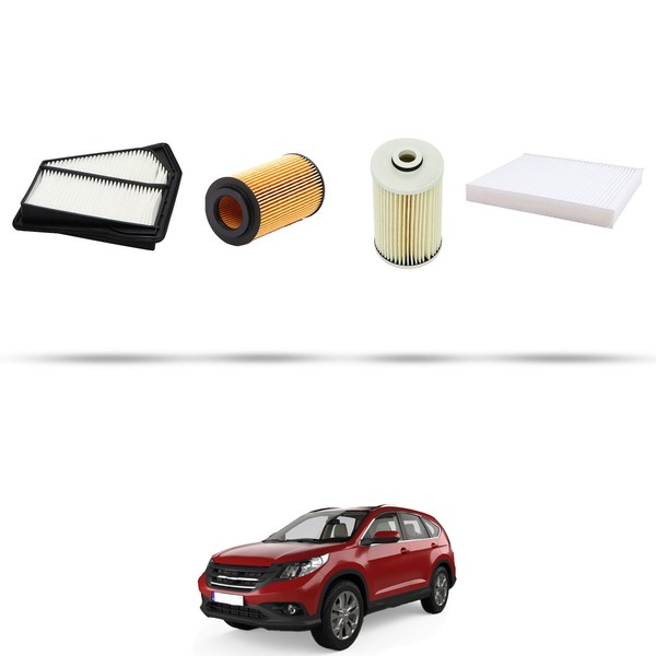 Hoffcar Set Service - 4 Filter FüR Honda Iv 2.2 110Kw Von 2012-image