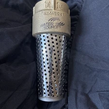 18- Water Source Foot Valves, Brass, 1-1/4-Inch