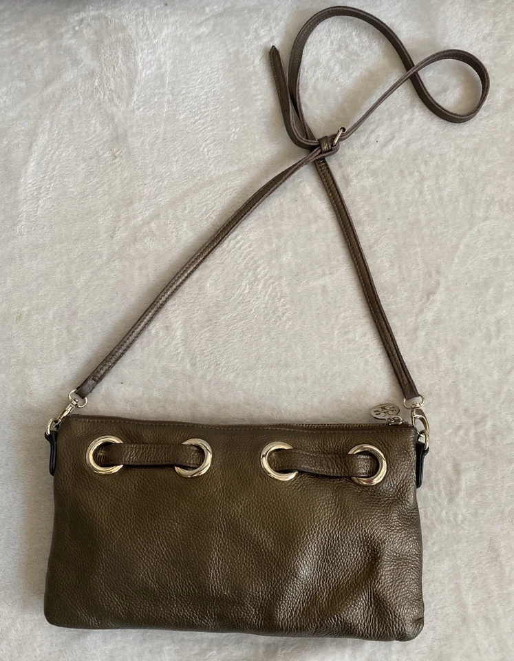 TORY BURCH Bag Brown Metallic Leather Bag/Shoulder/Crossbody - Image 3 of 4