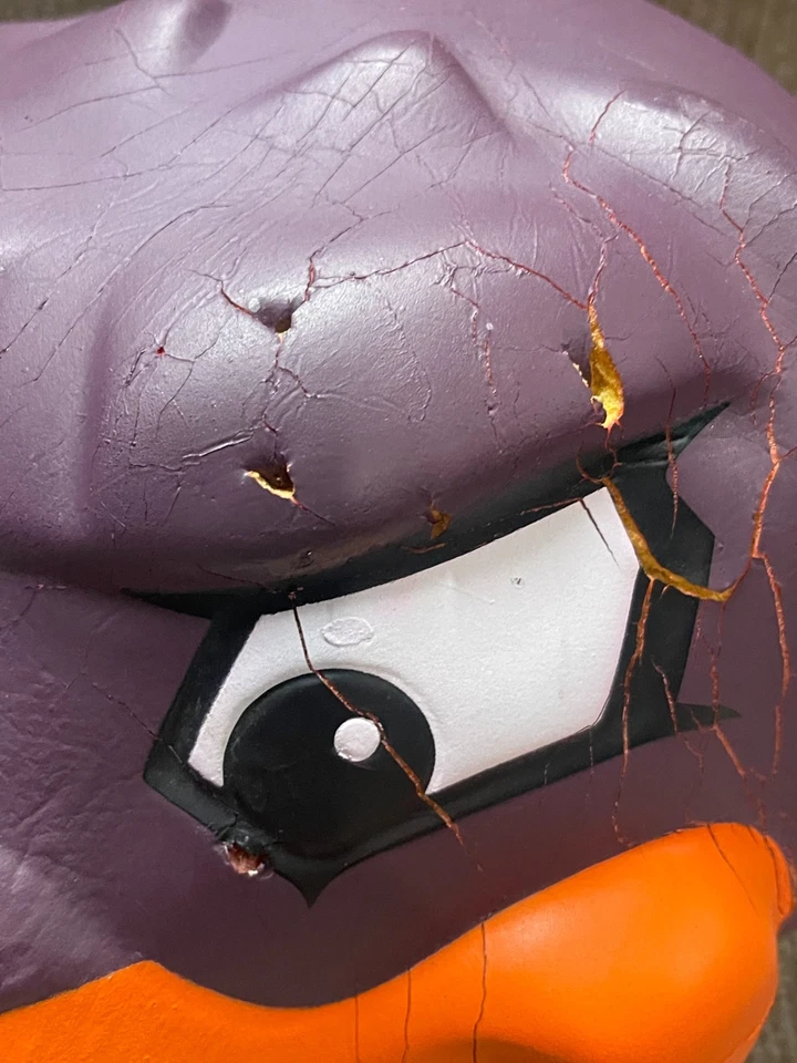 Virginia Tech Hokies Mascot Hat Foam Bird Head Hokiehead Starter Foamheads FLAWS - Image 2 of 4